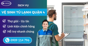 Vệ sinh tủ lạnh quận 4 suatulanhlimosa