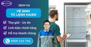 Vệ sinh tủ lạnh Haier suatulanhlimosa