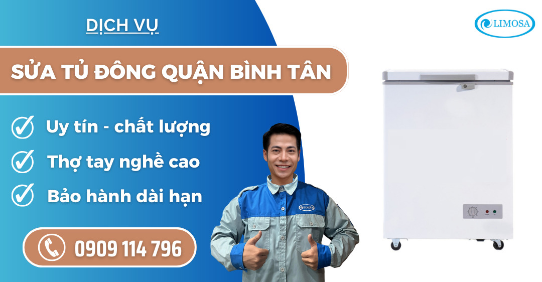 Sửa tủ đông quận Bình Tân suatulanhlimosa