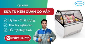 Sửa tủ kem quận Gò Vấp suatulanhlimosa