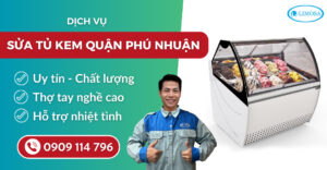 Sửa tủ kem quận Phú Nhuận suatulanhlimosa