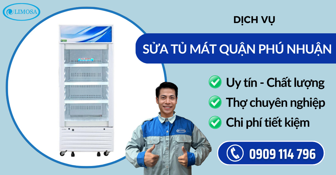 Sửa tủ mát quận Phú Nhuận suatulanhlimosa