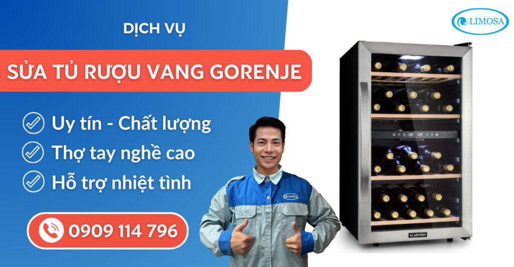 Sửa tủ rượu vang Gorenje suatulanhlimosa