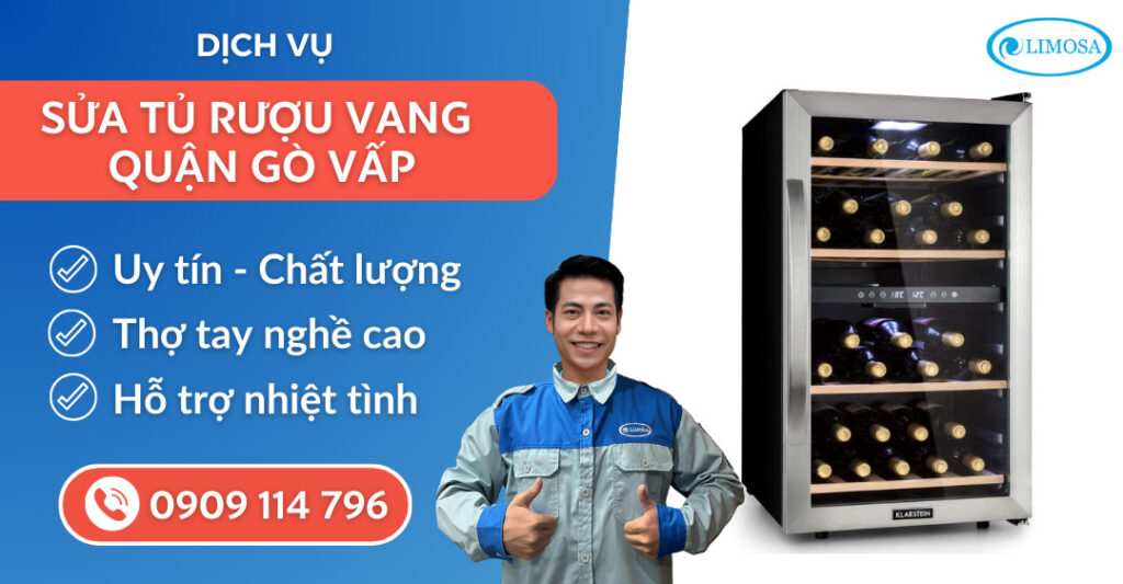 Sửa tủ rượu vang quận Gò Vấp suatulanhlimosa