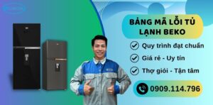 bảng mã lỗi tủ lạnh Beko