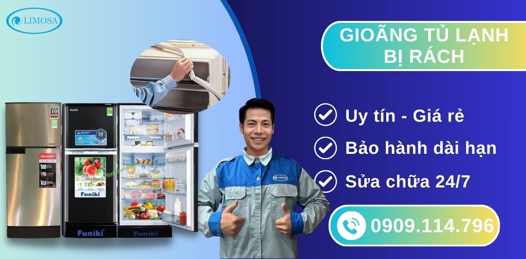 Gioăng Tủ Lạnh Bị Rách