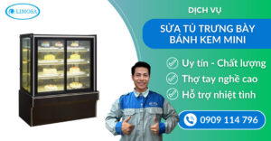 Sửa tủ trưng bày bánh kem mini suatulanhlimosa