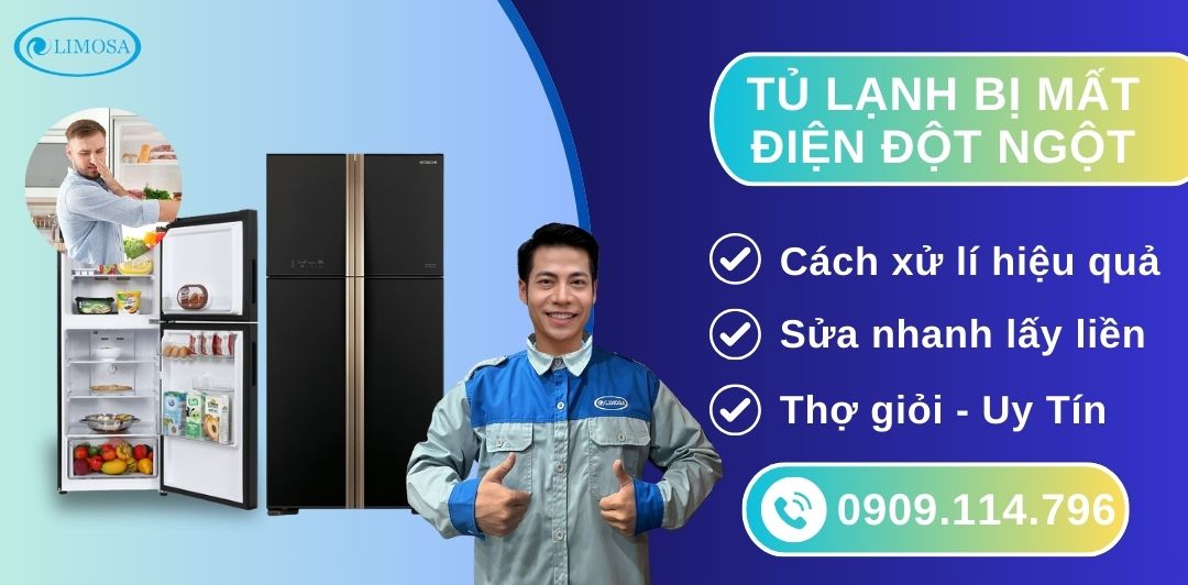 tủ lạnh bị mất điện đột ngột