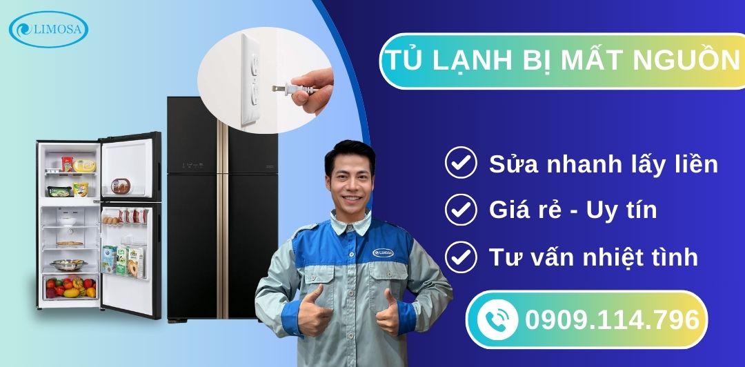 tủ lạnh bị mất nguồn