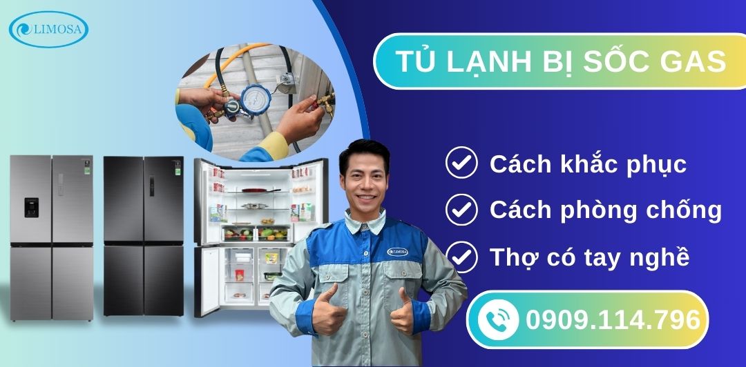 tủ lạnh bị sốc gas