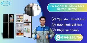 tủ lạnh không lấy được nước